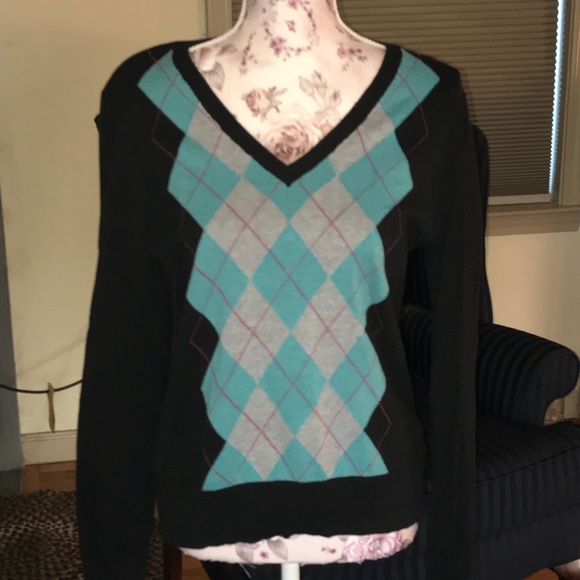 Merona Sweaters - Preppy argyle sweater